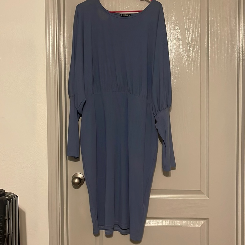 SHEIN blue dress